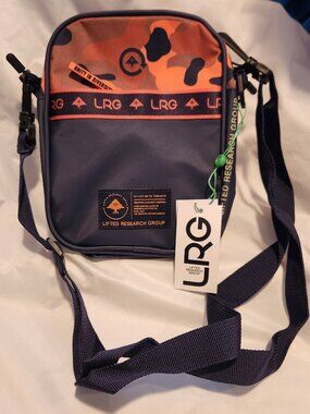 LRG Orange Camo Sling Bag, new with tags